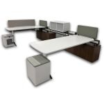 Used Kimball EverySpace Two Person Workstation