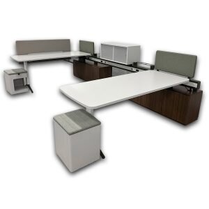 Used Kimball EverySpace Two Person Workstation