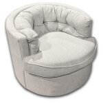 Used Grey Circle Lounge Chair