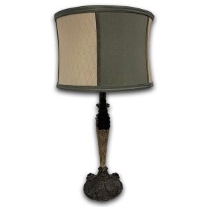 Used Gold/Green 13"  Lamp
