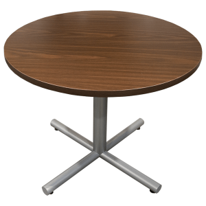 36" R Corporate Used Walnut Break-Room Table
