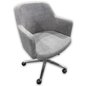 Used Grey Upholstered Conference Chair