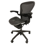 Used Herman Miller Aeron B Task Chair in Black- Full Function