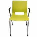 Used Hon Motivate Stack Chair In Lime Green