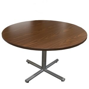 48" R Corporate Used Walnut Break-Room Table