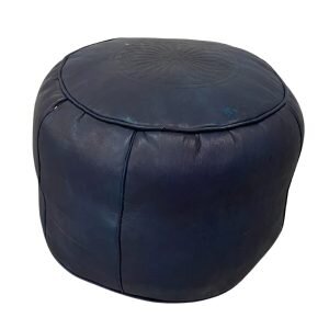19" Blue Ottoman