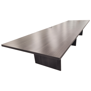 14’ W Grey Laminated Conference Table