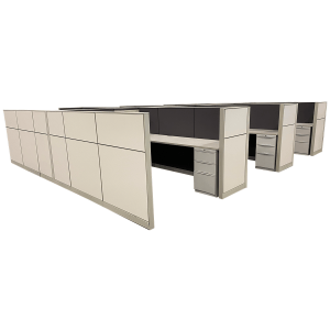 Allsteel Terrace 6' x 8' Used Cubicles - (Priced Per Seat)