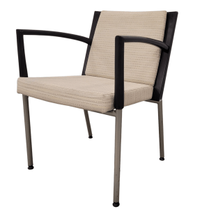 Kimball Abbott Series Side Chair Fully Upholstered Back In Cream