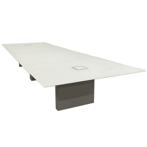 17' Bernhardt Glass Conference Table