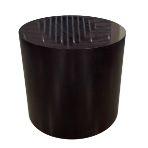 20" Dark Mahogany Round Drum Table