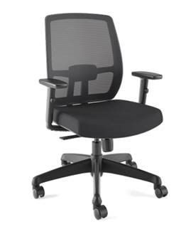 Used National Wander Series Task Chair in Black - Image 5